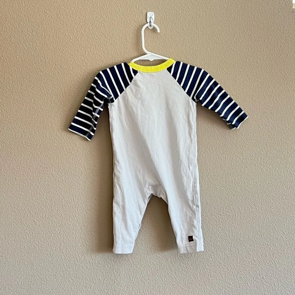 Tea Collection Deep Sea Raglan Graphic Onesie